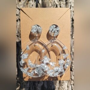 Silver Teardrop Earrings